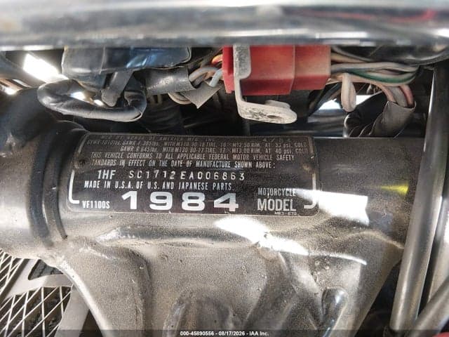 1984 HONDA VF1100 S 10