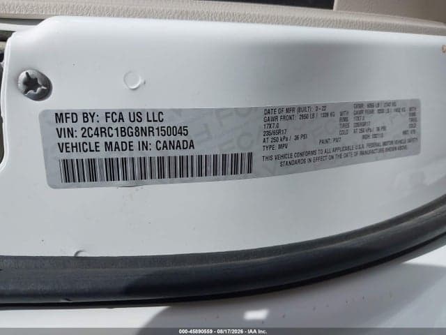 2022 CHRYSLER PACIFICA TOURING L 9