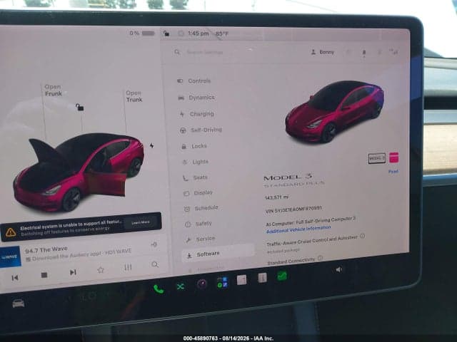 2021 TESLA MODEL 3 STANDARD RANGE PLUS REAR-WHEEL DRIVE 7