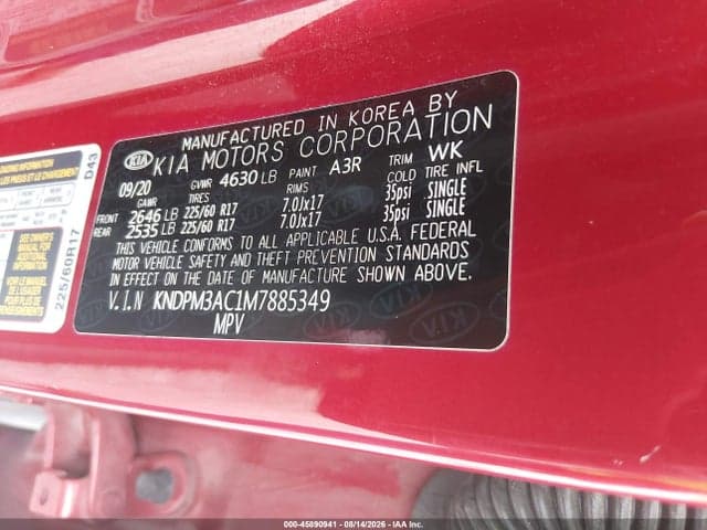 2021 KIA SPORTAGE LX 9