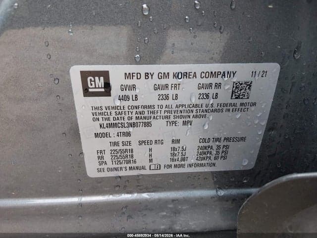 2022 BUICK ENCORE GX AWD PREFERRED 9