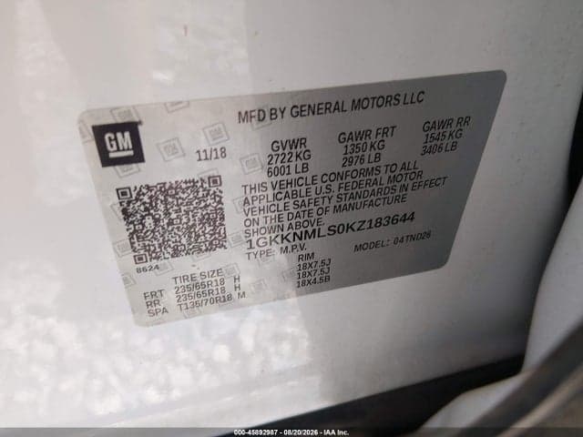 2019 GMC ACADIA SLT-1 9