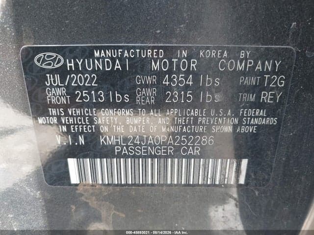2023 HYUNDAI SONATA SE 9