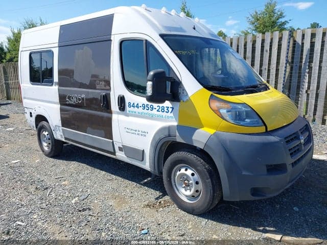 2018 RAM PROMASTER 2500 HIGH ROOF 136 WB