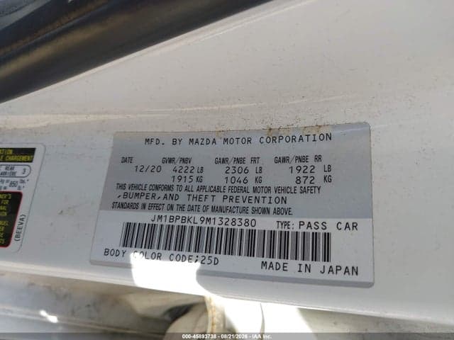 2021 MAZDA MAZDA3 SELECT 9