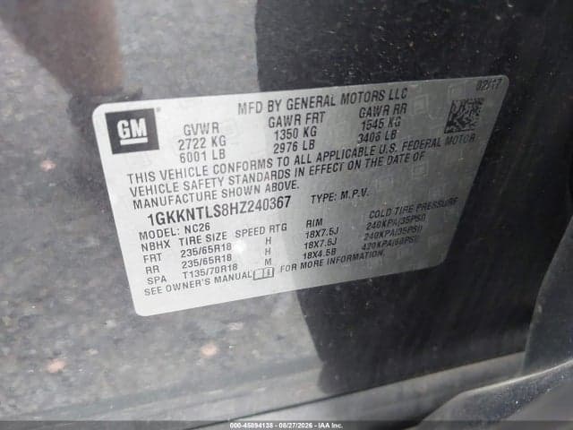 2017 GMC ACADIA SLE-2 9