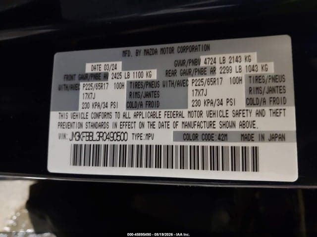 2024 MAZDA CX-5 2.5 S SELECT 9