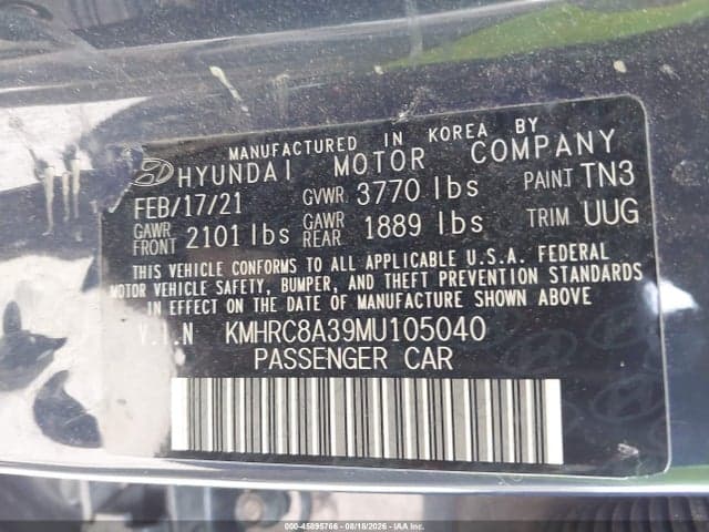 2021 HYUNDAI VENUE DENIM 9
