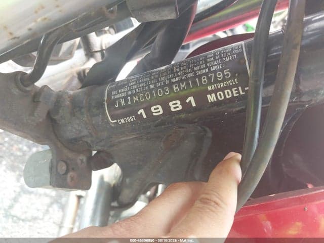 1981 HONDA CM200 10