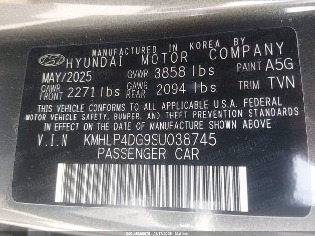 2025 HYUNDAI ELANTRA LIMITED 9