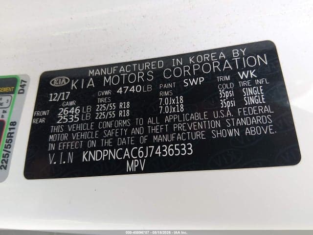 2018 KIA SPORTAGE EX 9