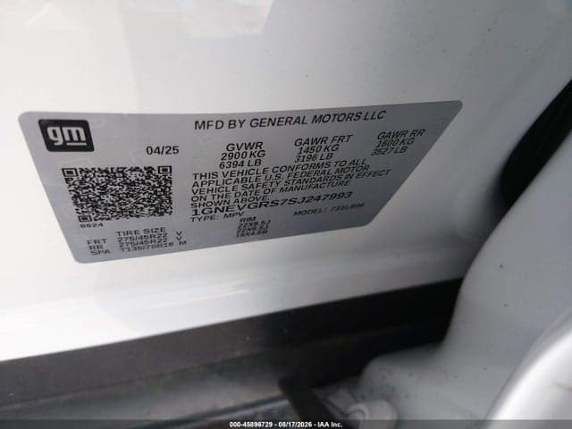2025 CHEVROLET TRAVERSE AWD LT 9