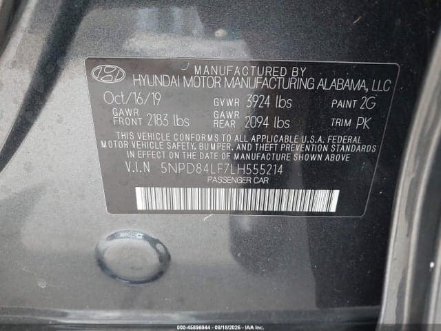 2020 HYUNDAI ELANTRA VALUE EDITION 9