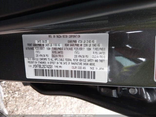 2025 MAZDA CX-5 2.5 S SELECT 9