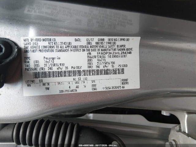 2017 FORD FOCUS SE 9