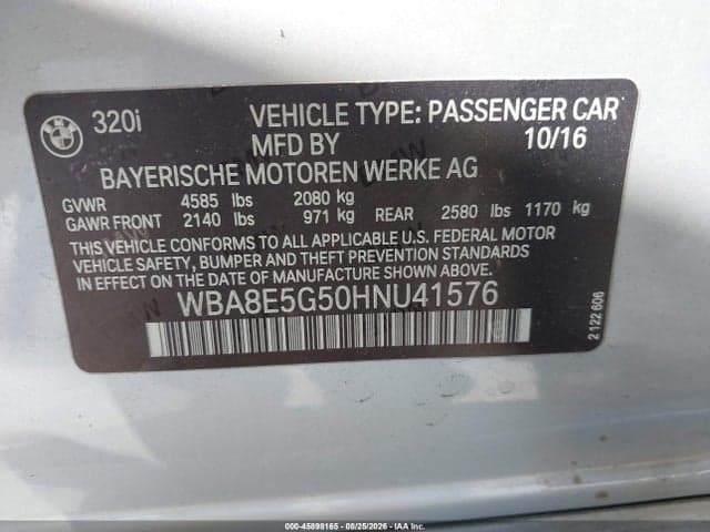 2017 BMW 320I XDRIVE 9