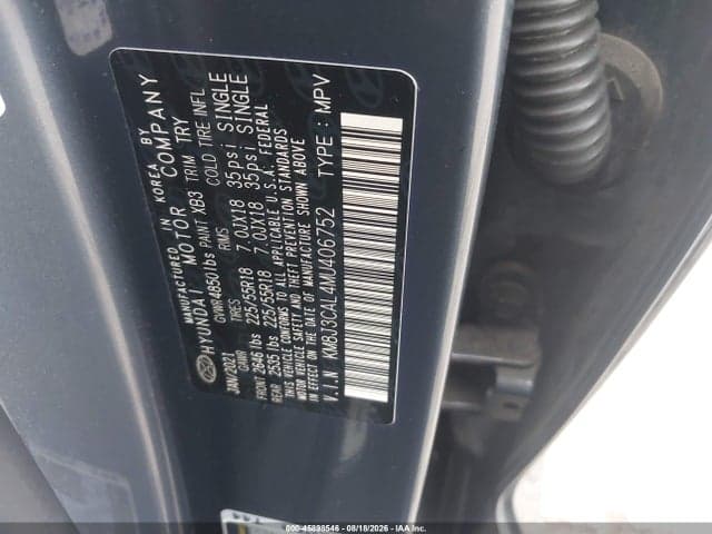 2021 HYUNDAI TUCSON LIMITED 9