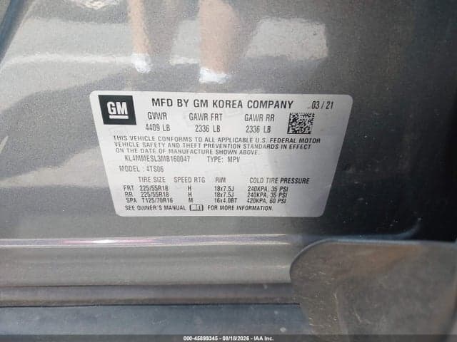 2021 BUICK ENCORE GX AWD SELECT 9