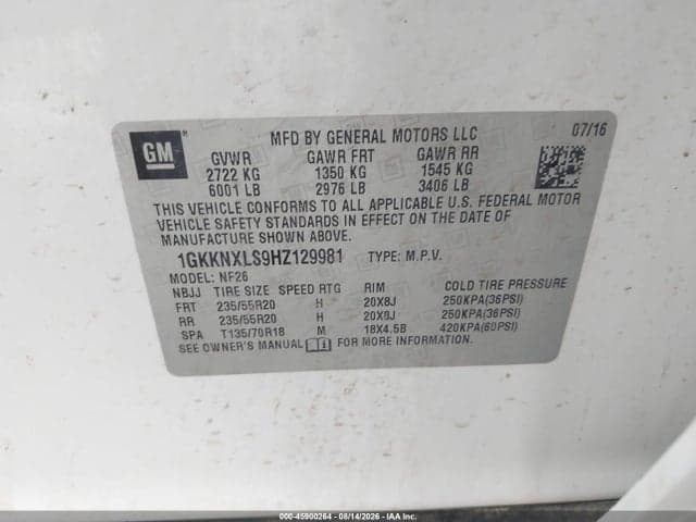 2017 GMC ACADIA DENALI 9