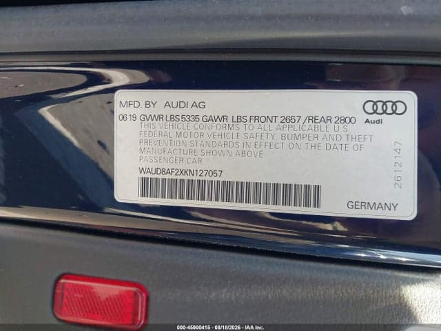 2019 AUDI A6 45 PREMIUM 9