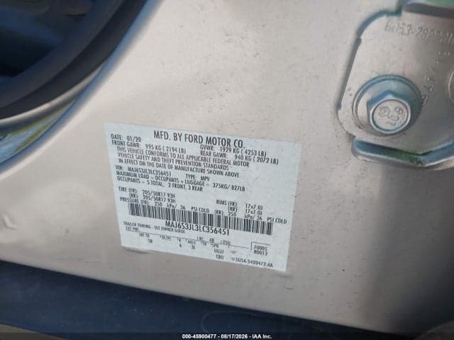 2020 FORD ECOSPORT SES 9