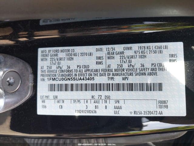2025 FORD ESCAPE ACTIVE 9