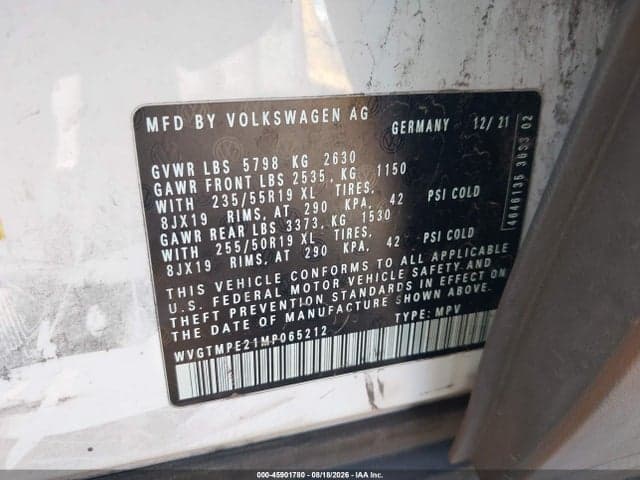 2021 VOLKSWAGEN ID.4 PRO S 9