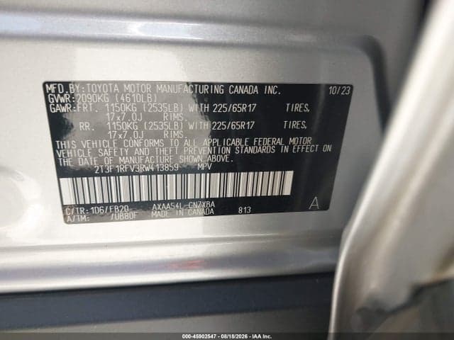 2024 TOYOTA RAV4 LE 9