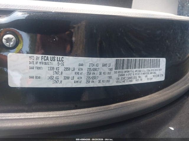 2017 CHRYSLER PACIFICA LX 9