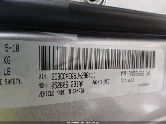 2018 CHRYSLER 300 LIMITED 9