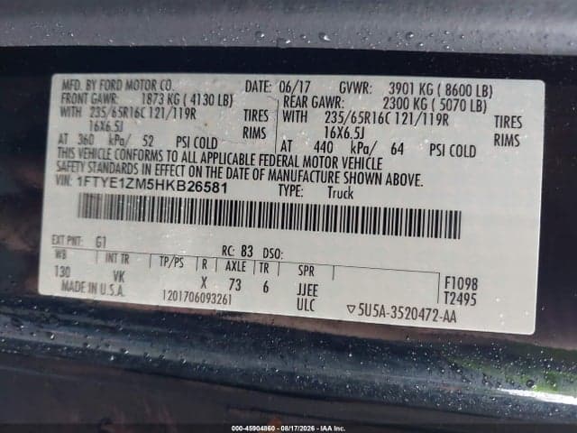 2017 FORD TRANSIT-150 9