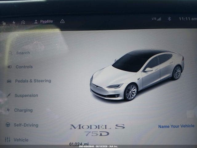 2018 TESLA MODEL S 100D/75D/P100D 7