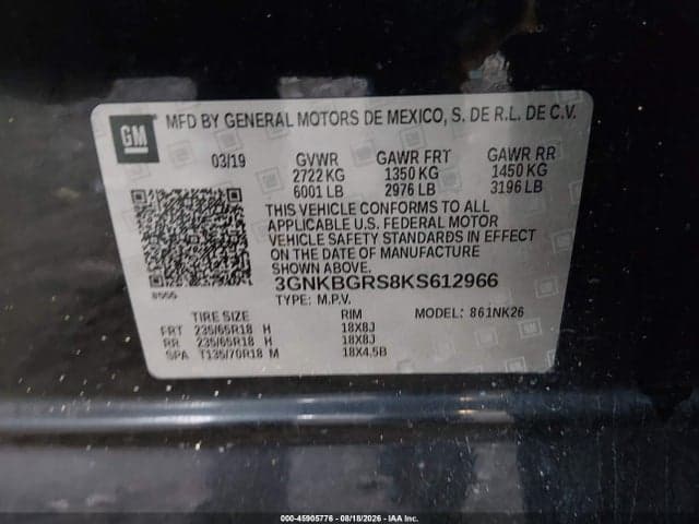 2019 CHEVROLET BLAZER 9