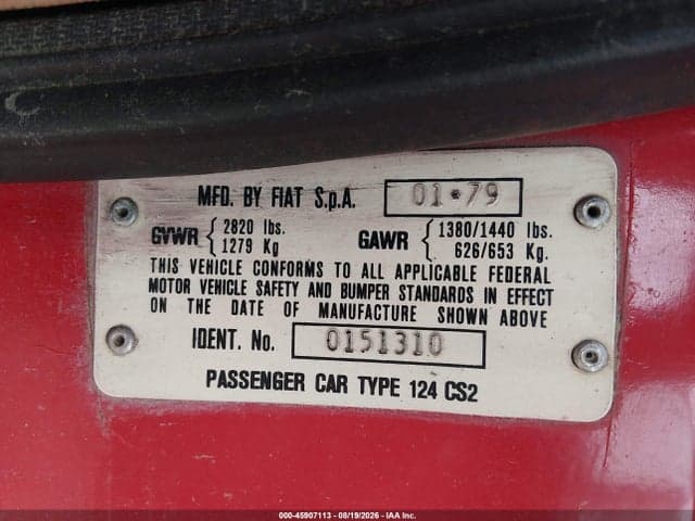 1979 FIAT S12 9