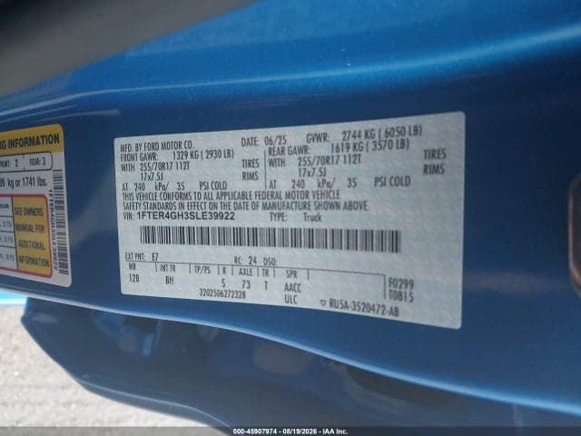 2025 FORD RANGER XLT 9