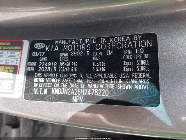 2017 KIA SOUL 9