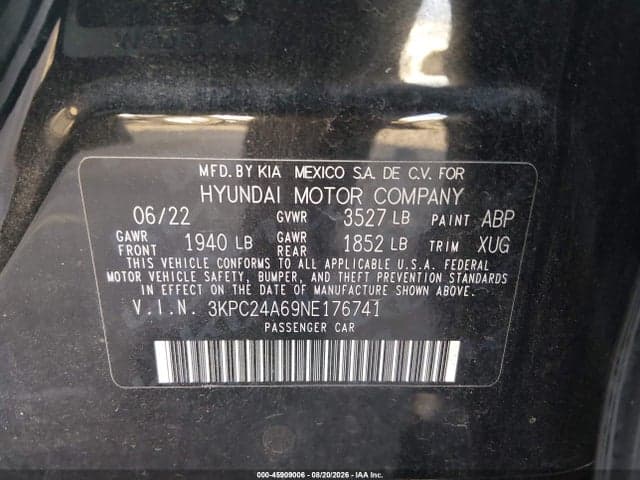 2022 HYUNDAI ACCENT SE 9
