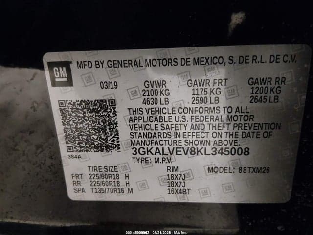 2019 GMC TERRAIN SLT 9