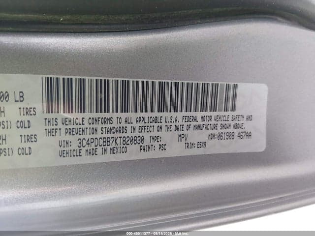 2019 DODGE JOURNEY SE 9