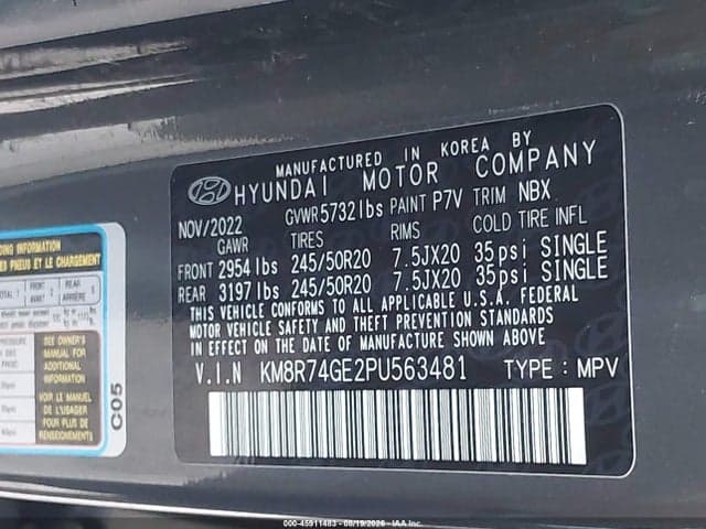 2023 HYUNDAI PALISADE CALLIGRAPHY 9