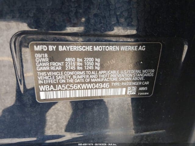 2019 BMW 530I 9