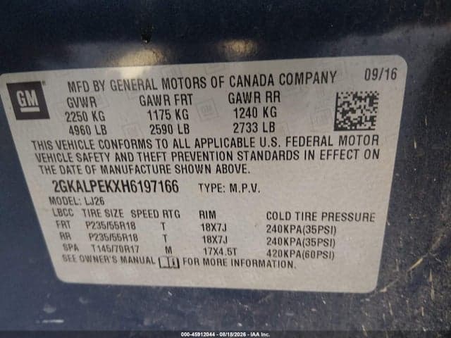 2017 GMC TERRAIN SLT 9