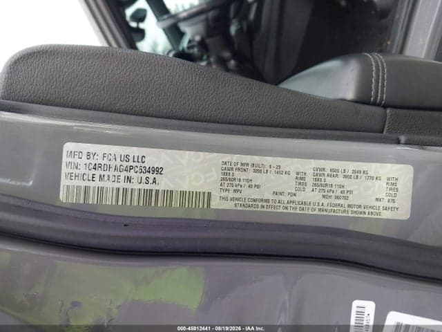 2023 DODGE DURANGO SXT RWD 9