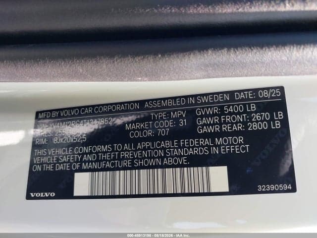 2026 VOLVO XC60 B5 PLUS 9