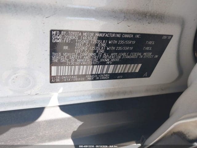 2019 TOYOTA RAV4 XLE PREMIUM 9