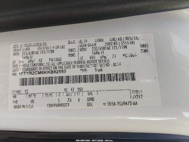 2019 FORD TRANSIT-250 9