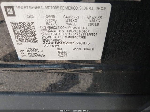 2021 CHEVROLET BLAZER AWD RS 9