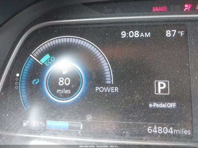 2019 NISSAN LEAF S 14