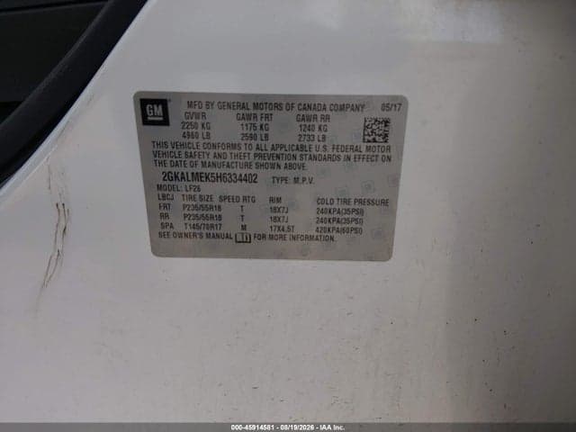 2017 GMC TERRAIN SLE-1 9