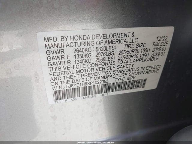 2023 ACURA MDX ADVANCE PACKAGE 9